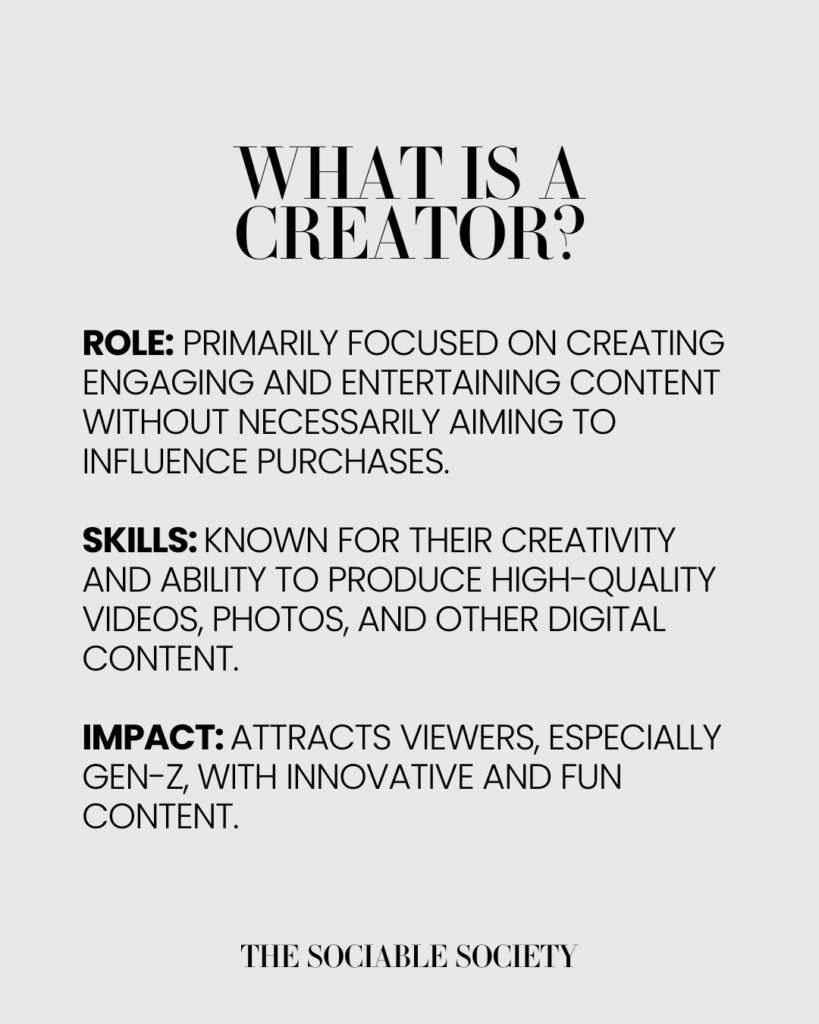 What is a content creator?