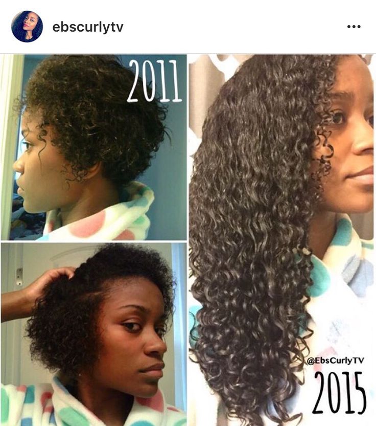 Ebony Bradley hair growth journey