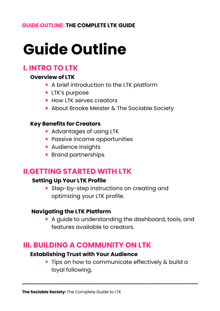 How To Become An LTK Creator: A Quick Outline [PDF Guide]